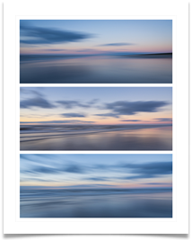 Triptych - Formby Beach Impressions - Bill Rigby